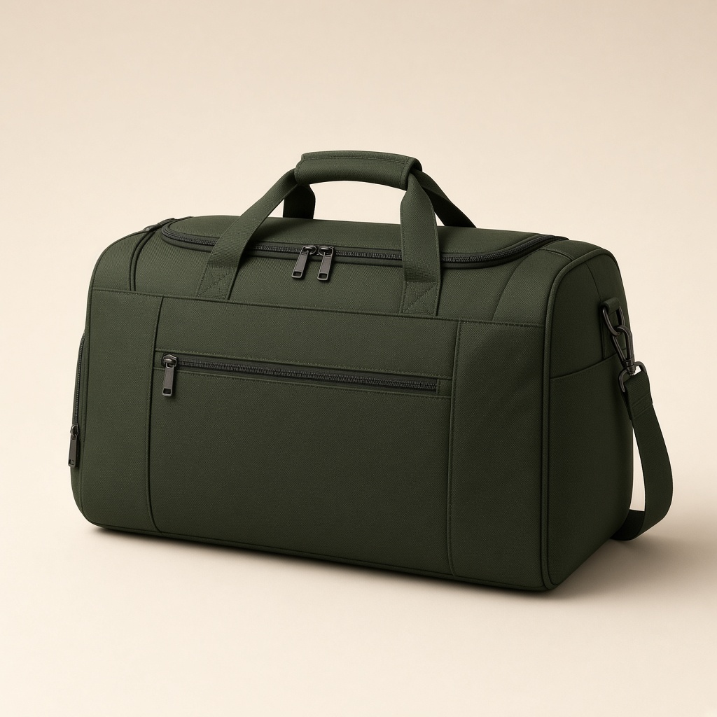 Forest-green Daily Move Court Bag with a structured top handle