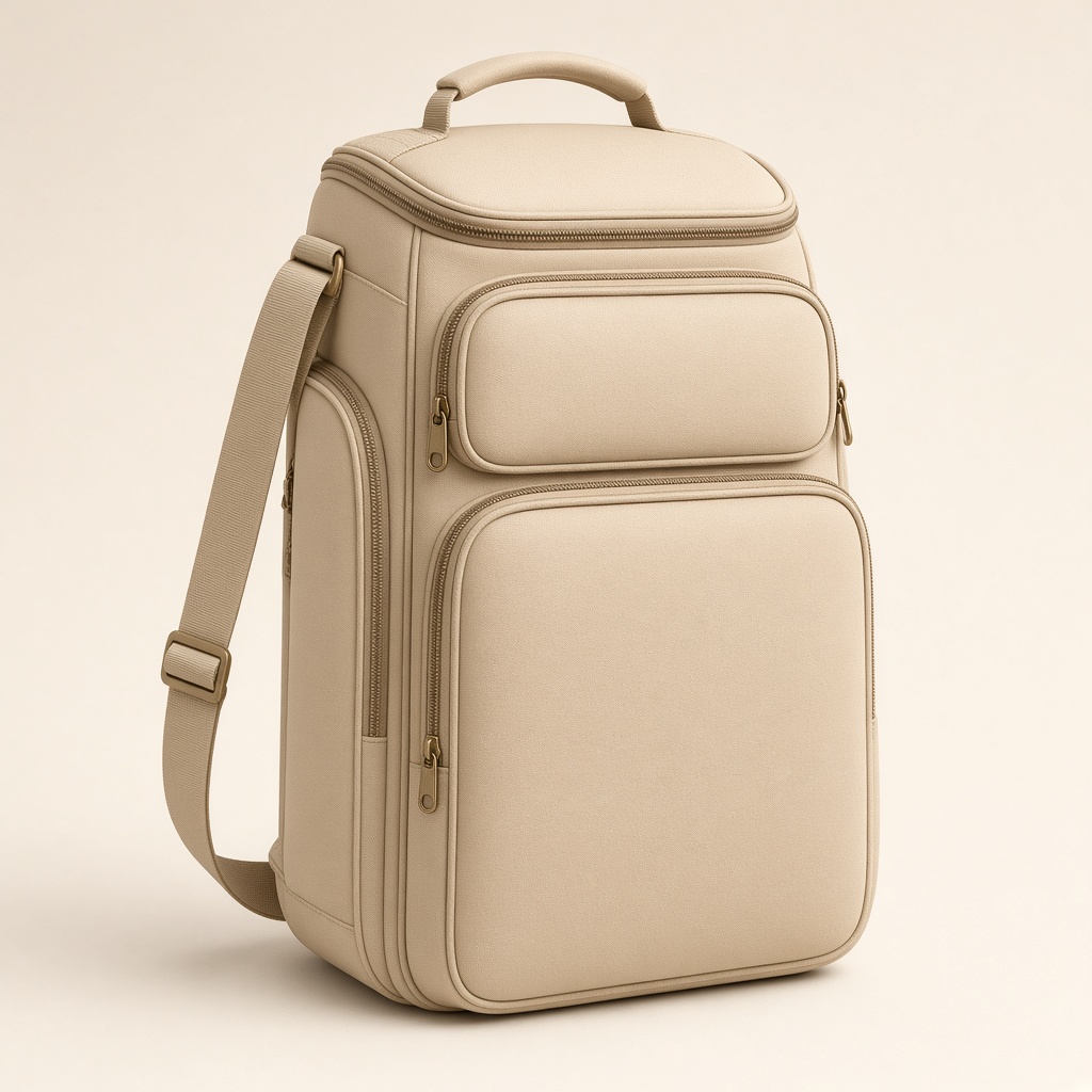 Sand-colored Daily Move Padel Carry bag with a long handle