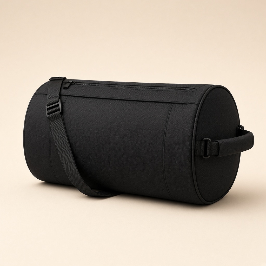 Matte-black Daily Move Rally Duffel with a side carry handle